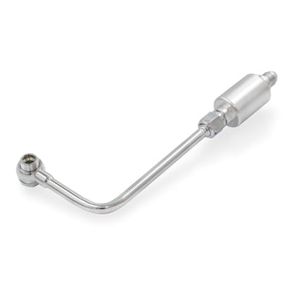 8131 Chrome Steel Fuel Line Kit With Polished Aluminium Fuel Filter