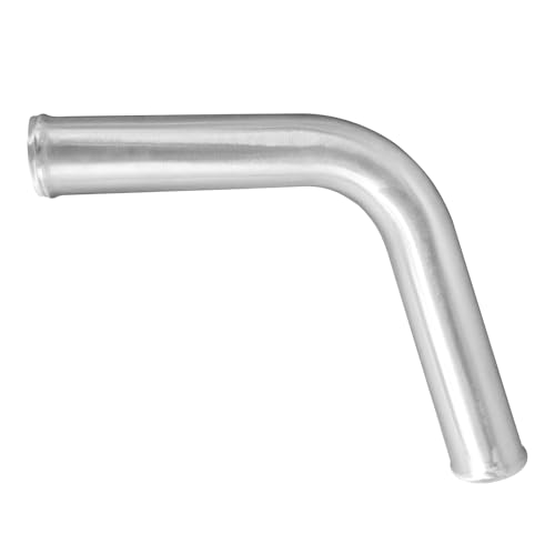 3" (76mm) OD 75 Degree Aluminum Alloy Tube Intercooler Pipe 23.5in (600mm) Length Air Intake Tube Aluminum Intercooler Pipe Aluminum Pipe Tube Brushed Finish Silver - size: L: 23.62"(600mm) 75 degree