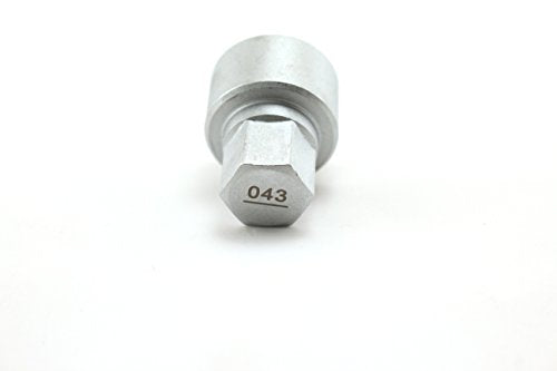 TEMO #43 Anti-Theft Wheel Lock Lug Nut Removal Socket Key 3055 for BMW - size: #43