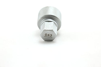 TEMO #43 Anti-Theft Wheel Lock Lug Nut Removal Socket Key 3055 for BMW - size: #43