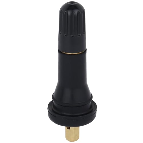 Milton Snap-in Tire Valve Stem for Tubeless 0.453-in Rim Holes, Rubber Parallel Keyway on Standard Vehicle and Light Trucks Tires