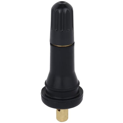 Milton Snap-in Tire Valve Stem for Tubeless 0.453-in Rim Holes, Rubber Parallel Keyway on Standard Vehicle and Light Trucks Tires