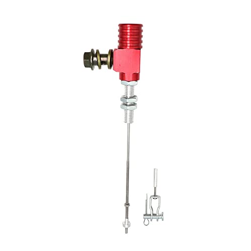 Riloer Refit Hydraulic Clutch Slave Cylinder Pull Rod Accessories, Aluminum Brake Pump Component, Universal for Most Motorcycle ATV, Red - color: Red