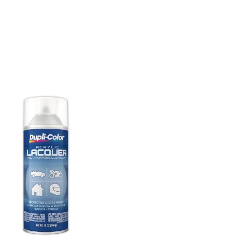 Dupli-Color Multi-Purpose Lacquer, Gloss, Clear, 12 oz - color: Clear, size: 12 Ounce (Pack of 1)