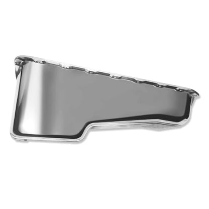 Finned Polished Oil Pan for Chevy SBC 265 283 305 350 400 1955-1979 - color: Polished, size: 1955-1979 SBC