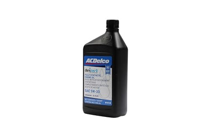 ACDelco GM Original Equipment 10-9129 (19354306) dexos2™ Full Synthetic 5W-30 Motor Oil - 1 qt