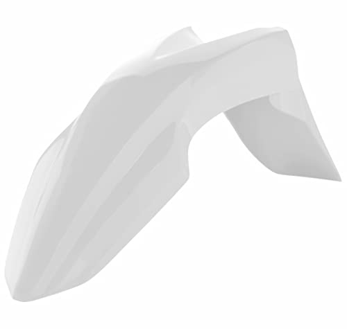UFO KA04714-047 Replacement Plastic (FOR KAWASAKI FENDER FRT KLX110 WHITE) - color: White