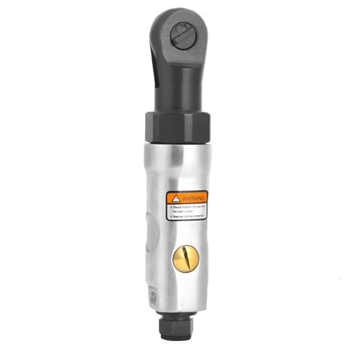 Walfront Impact Wrench, Air Impact Driver Pneumatic Ratchet Wrench Straight Shank Mini Air Ratchets 1/4in Threaded Connector(1/4“)