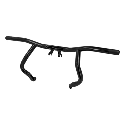 Engine Guard Flat Out Crash Bar for Harley Touring Street Glide Road Glide Road King Electra Glide CVO Ultra Limited Black 2014-2025 - color: Black