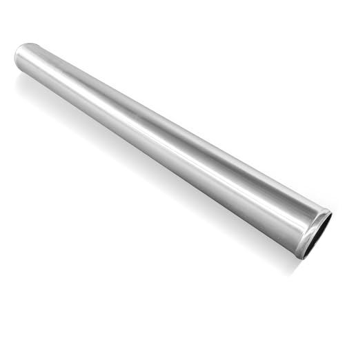 2.25" 57mm OD Aluminum Intercooler Pipe Straight Aluminum Pipe 23.62in 600mm Length Intercooler Piping Air Intake Tube Aluminum Round Tube Wire Drawing Treatment Silver - color: Straight, size: OD: 2.25"(57mm) L: 23.62"(600mm)