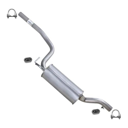 Exhaust Front Muffler Compatible with Ford Focus 2003-2007 2.0L | Stainless Steel | Northeastern Exhaust | Includes Clamps and Hangers | Direct-Fit Replacement