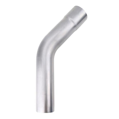 A-KARCK Exhaust 45 Degree Tube 2.5" OD, Mild Steel Exhaust Pipe Mandrel Bend, Custom Your Own Exhaust System - size: 2.5 inch 45 Degree