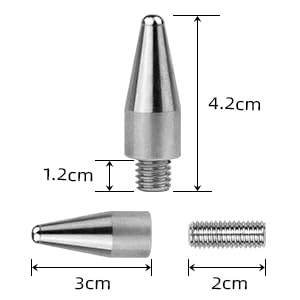 LadyRosian Car Body Dent Repair Tools Dent Repair Hammer with Knock Down Head Tap 22PCS Rubber Hammer Paintless Dent Removal Kit - color: Tool a