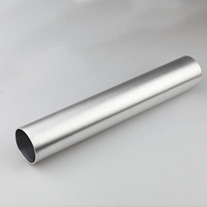 102mm(4") OD Straight 4 Inch Aluminum Intercooler Pipe Air Intake Tube, Length 24" (610mm), Brushed Finish - color: Straight, Length: 24", size: OD 4" (102mm)