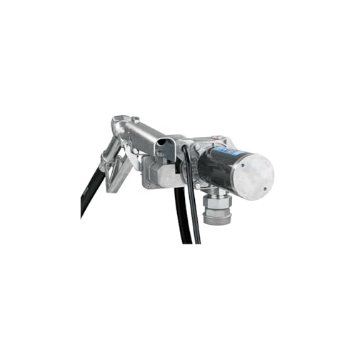 GPI - M-150 Series Fuel Transfer Pump, Manual Shut-Off Unleaded Nozzle, 15 GPM, 12 Volt (110000-99) - style: Manual Nozzle, Spin Collar