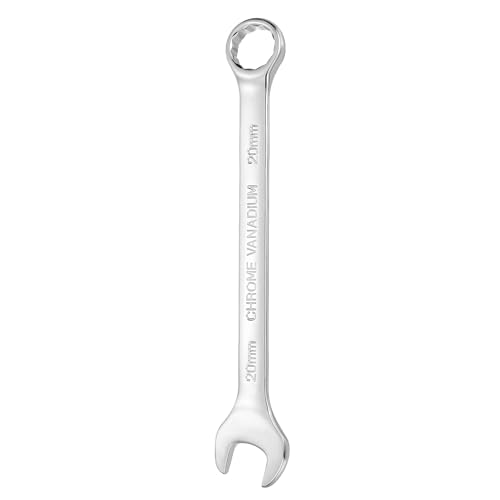 HARFINGTON Combination Wrench 20mm Metric 12-Point Box and Open End - size: 20mm