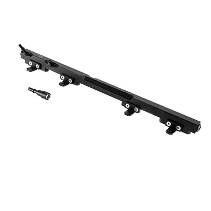 1997-2001 Jeep 4.0 Wrangler TJ Cherokee XJ Aluminum Fuel Rail #5014496AC - size: Black