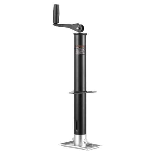VEVOR 2000 lbs A-Frame Trailer Jack, 13-3/4 Inches Vertical Travel, Trailer Jack Stand with Handle for Horse - size: 2000 lbs (13-3/4 inch Stroke)