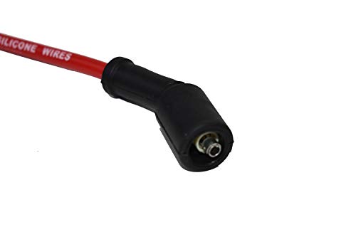 A-Team Performance - Silicone Spark Plug Wires Set - Compatible with GMC Chevy Truck SUV 1999-2014 11" VORTEC LS LS1 LS2 LS3 LS6 LS7 4.8L 5.3L 5.7L 6.0L 6.2L 7.0L Red 8.0mm