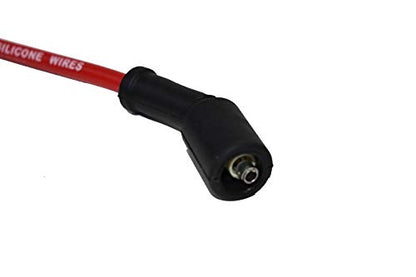 A-Team Performance - Silicone Spark Plug Wires Set - Compatible with GMC Chevy Truck SUV 1999-2014 11" VORTEC LS LS1 LS2 LS3 LS6 LS7 4.8L 5.3L 5.7L 6.0L 6.2L 7.0L Red 8.0mm
