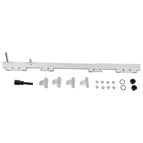 Billet Fuel Rail Replacement for 1997-2001 Jeep Wrangler TJ Cherokee XJ 4.0L1998 1999 2000 01 97 98 Aluminum Billet Fuel Rail