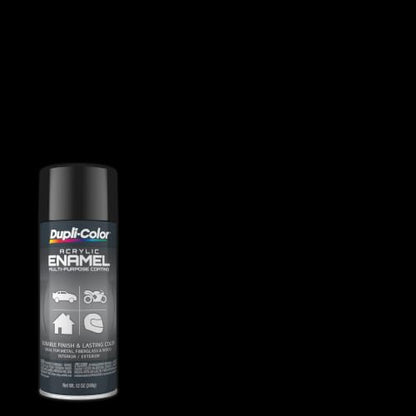 Dupli-Color Multi-Purpose Enamel, Gloss, Black, 12 oz