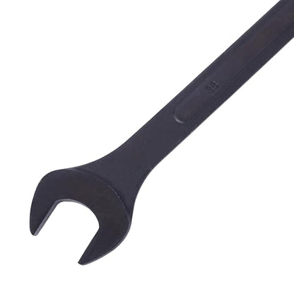 Jumbo Combination Wrench Set, 6-Piece Metric (35-50mm), Black Oxide, Pouch - Metric Sizes, Perfect for European & Asian Vehicles, Commercial & Heavy Duty Applications - color: 6-piece Metric (35-50mm), Black Oxide