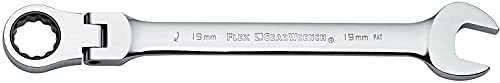 GEARWRENCH 12 Piece 72T Flex Ratcheting Combination mm Wrench Set | 9901D - size: 12 Pc, style: With Wrench Rack