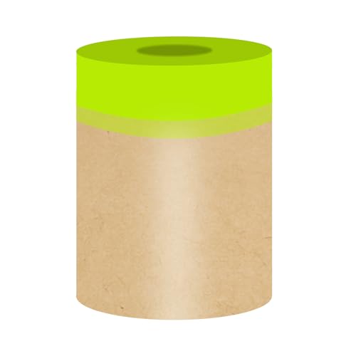 Tape and Drape, 6” x 50 feet Masking Paper for Painting, 1 Pack - size: 6", 50ft