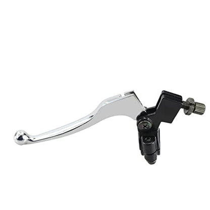22mm 7/8" Left Universal Motorcycle Folding Brake Clutch Lever - color: Silver