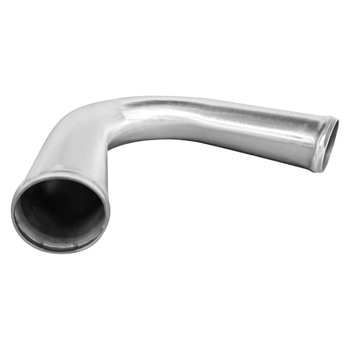 3" (76mm) OD 135 Degree Aluminum Alloy Tube Intercooler Pipe 23.5in (600mm) Length Air Intake Tube Aluminum Intercooler Pipe Aluminum Pipe Tube Brushed Finish Silver - size: L: 23.5"(600mm) 135 degree
