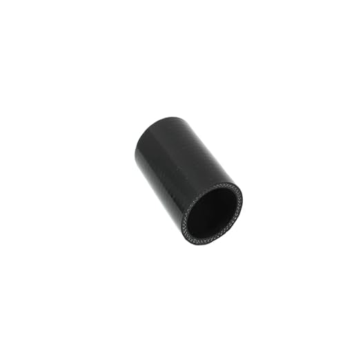 Automotive Silicone Tubing, 1-5/8" (42mm) ID Straight Hose，3"(76mm) Leg Length，3-Ply High Performance Coupler Universal Silicone Hose (Black) - size: 1-5/8" (42mm)