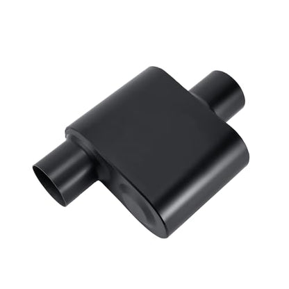Mufflers Single Chamber 3" Universal Mufflers Performance Race Exhaust Muffler 3 IN Pipe,Aggressive Sound,Black(3" offset in/center out/overall 13") - size: 3" offset in | 3" center out | overall 13", style: Offset in | Center out