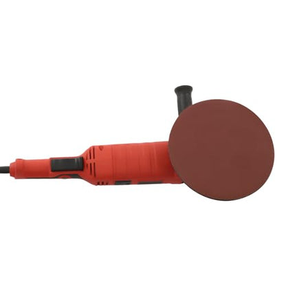 Car Buffer Polisher, 1580W 6 Inch Rotary Buffer Polisher Waxer, 500-3500 RPM, 7 Dial Settings, Foam & Wool Pads Included – Professional Handheld Electric Polishing/Waxing Machine (Red) - color: Red