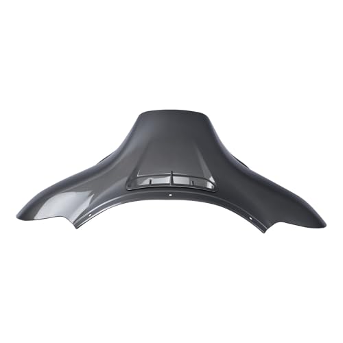 HR3 Industrial Gray Batwing Outer Fairing Body + Vent Trim Compatible with 2014-2023 Harley Touring Electra Glide Street Glide Ultra Limited - color: Industrial Gray