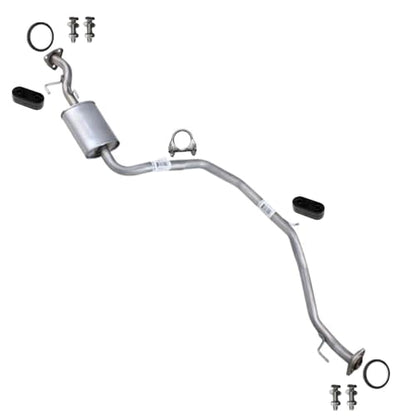 Exhaust Resonator Pipe Assembly Compatible with Honda Insight 2010-2014 1.3L | Stainless Steel | Northeastern Exhaust | Includes Gaskets, Clamp, Hangers and Bolt Kit | Direct-Fit Replacement - color: Resonator Pipe Assembly