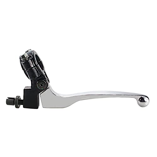 22mm 7/8" Left Universal Motorcycle Folding Brake Clutch Lever - color: Silver