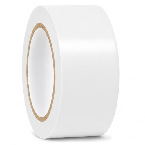 GGR Supplies CVT-536 White Vinyl Floor Marking Tape, 2 x 36 Yards - color: White, size: 2 in. x 36 yds.