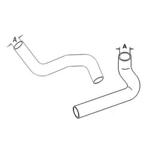 One New Upper & Lower Radiator Hose Kit Fits Ford, Fits New Holland 2000, 3500, 3550, 420, 445, 450, 515, 535, 545 Models Interchangeable with 81805637, C5NN8260D, C5NN8286B, C5NN8286BV