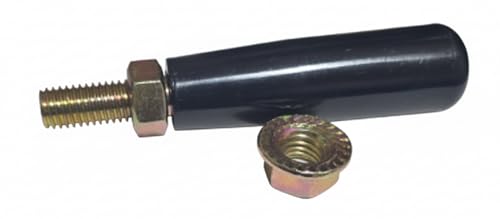 M12 Revolving Handle Double Nut - Clamps Any Flat Bracket, No Tapped Hole - size: M12 X 120 Double Nut