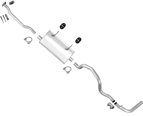 Muffler Tail Pipe Exhaust System Replacement Parts for Ford Ranger 1995 1996 1997 with 125" Inch Wheelbase