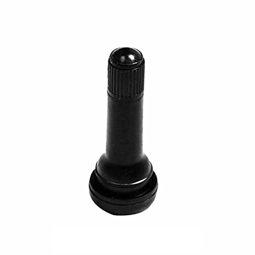 BLACKHORSE-RACING 50PCS TR414 Snap-in Tire Valve Stems Medium Rubber Valve Tubeless - size: TR414-50pcs