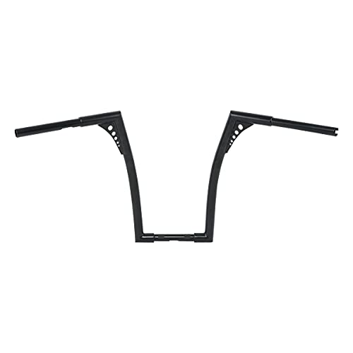XMT-MOTO 18" Rise 1-1/4 Ape Hangers Handlebar Fit For Harley FLST FXST XL - color: Gloss Black, size: 18 INCH