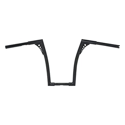 XMT-MOTO 18" Rise 1-1/4 Ape Hangers Handlebar Fit For Harley FLST FXST XL - color: Gloss Black, size: 18 INCH