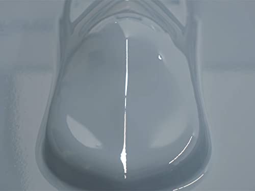 Rwraps Hyper Gloss Vinyl Car Wrap Film Sheet Roll with Air Release - color: Hyper Gloss Gray, size: 5ft x 2ft