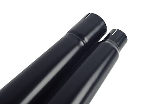 SHARKROAD Black 4.4'' Slip-On Mufflers for Harley 2017-up Touring Road King, Steet Glide, Road Glide, Electra Glide, 18BB