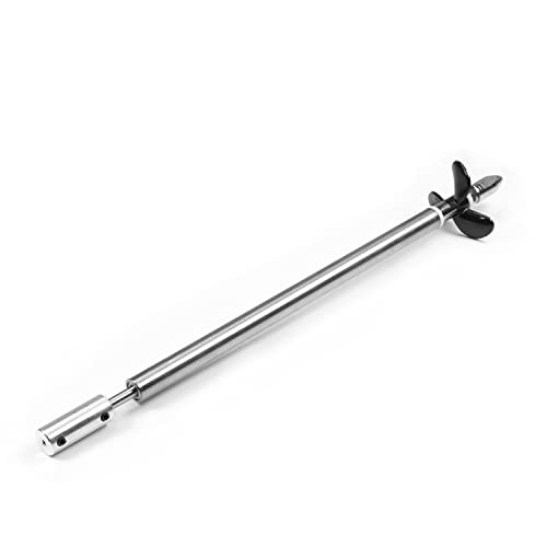 Fielect Drive Shaft w Propeller and Universal Joint for RC Boat, L200mm Shaft, L150mm Sleeve, D36mm Propeller, Fit for 2mm Motor Shaft - color: 2.00mm 20cm 15cm