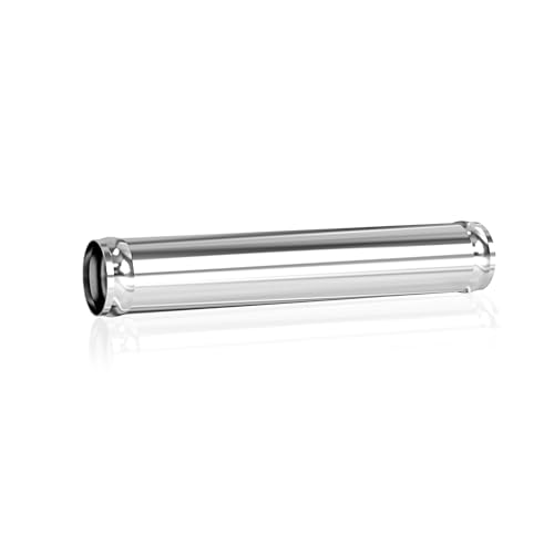 GASHER 1Pc 12"(300MM) Straight Aluminum Alloy Tube Intercooler Pipe Air Intake Tube 1.5"OD with Bead Roll - color: straight（bead roll）, size: 1.5"OD (1 PC) 12"
