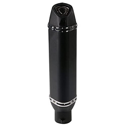 PACEWALKER Motorcycle Exhaust Muffler 1.5-2" Inlet, 38,51mm, Matt Black - size: Matt black