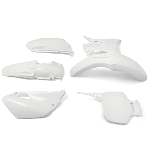 Kojem Fairing Fender Fairing Body kit Compatible with YZ85 02-14 Dirt Bike - size: White